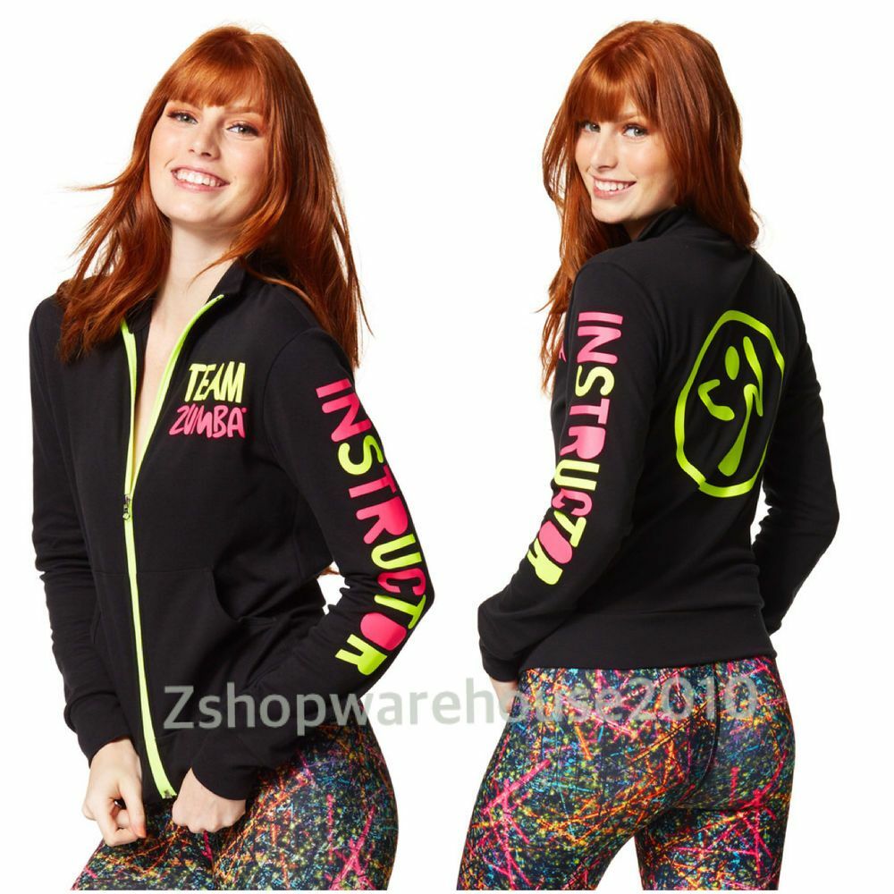 Zumba Team Instructor Zip Up Jacket Cardigan ZIN™ Exclusive Convention - S M L