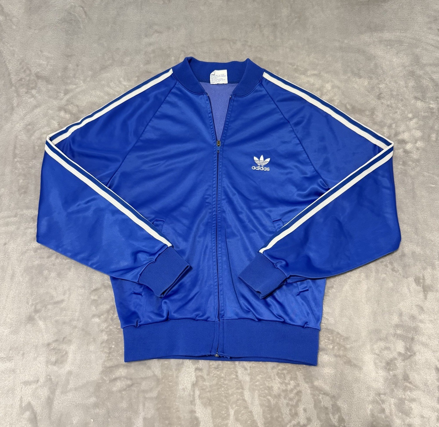 Vintage 80’s Adidas ATP Keyrolan Track Jacket Men’s Size Medium Blue Trefoil USA