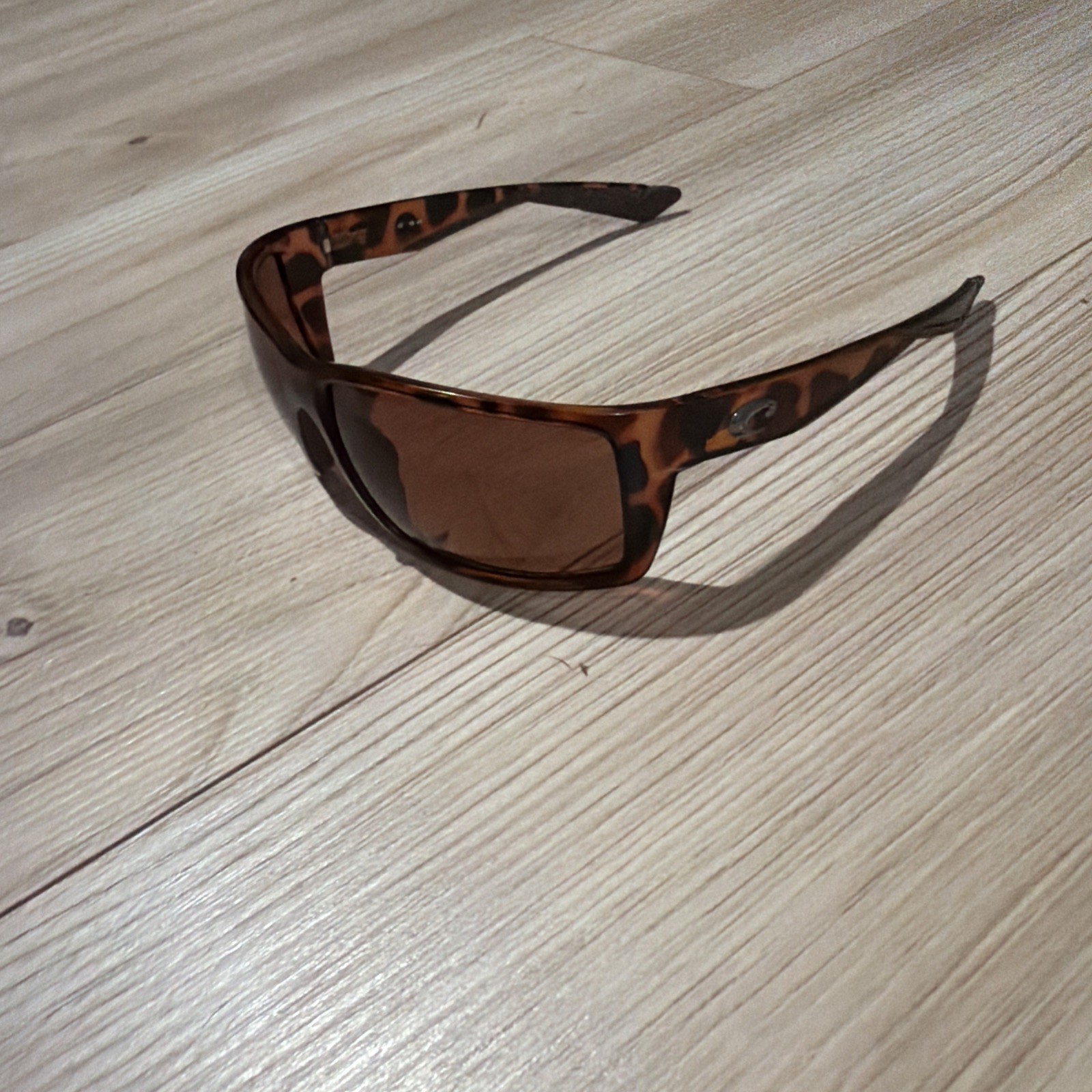 Costa Del Mar REEFTON TORTOISE RDT 66 580P BROWN LENS SUNGLASSES  :E25