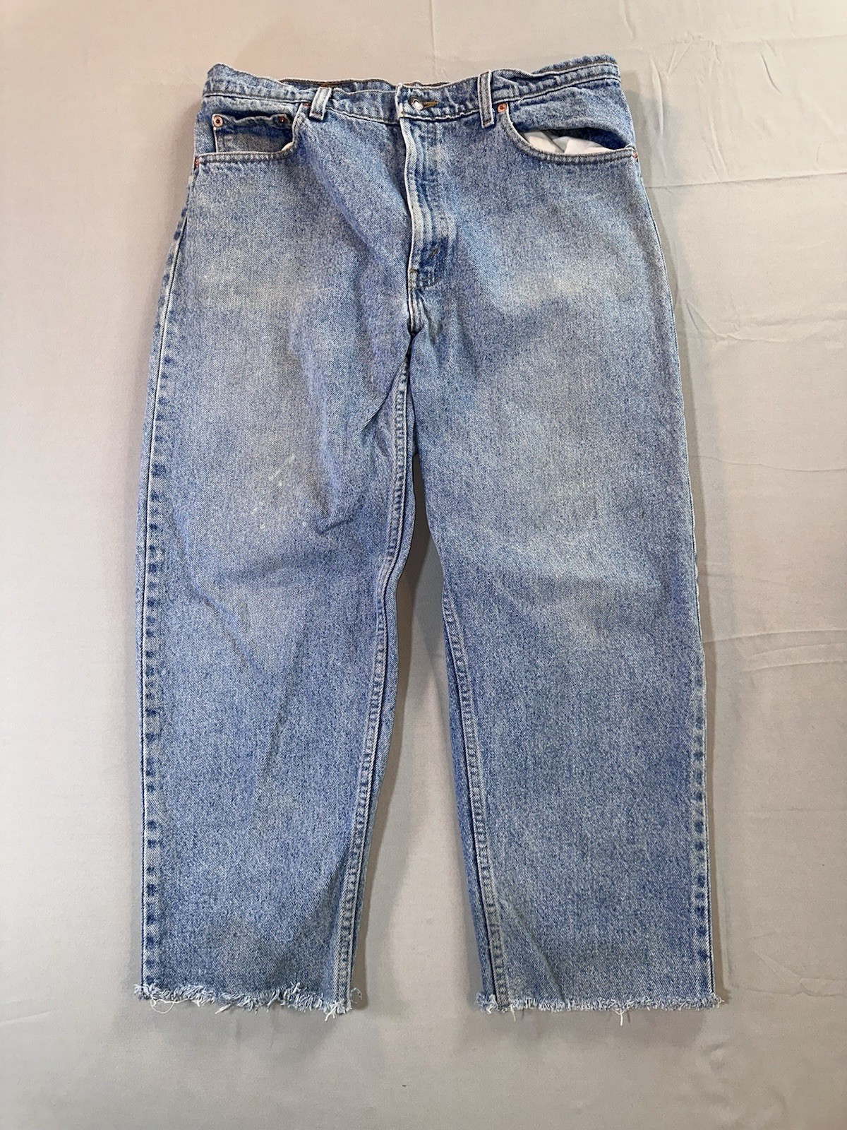 VTG Levi\'s 550 Jeans Mens 36x30 FITS(34/25) USA Denim Relaxed Fit Tapered Leg