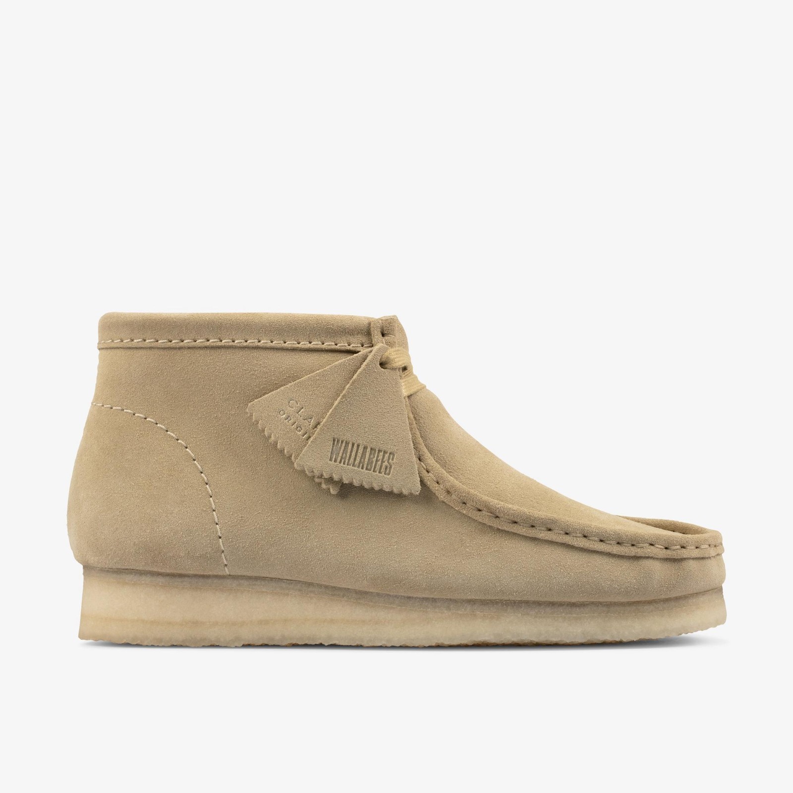 CLARKS ORIGINALS MEN'S WALLABEE SUEDE MAPLE 26155516