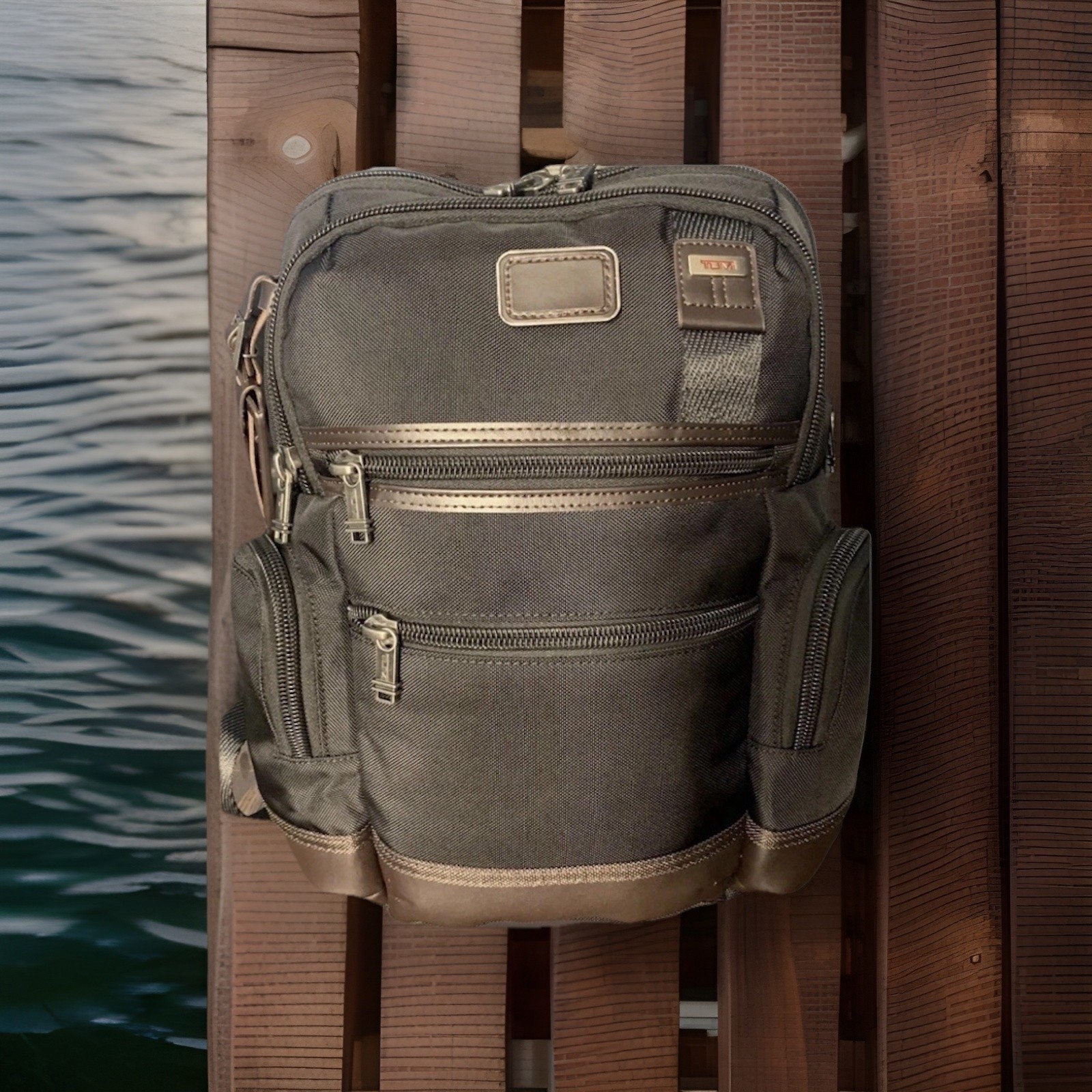 Tumi Alpha Bravo Knox Backpack $475 Black New