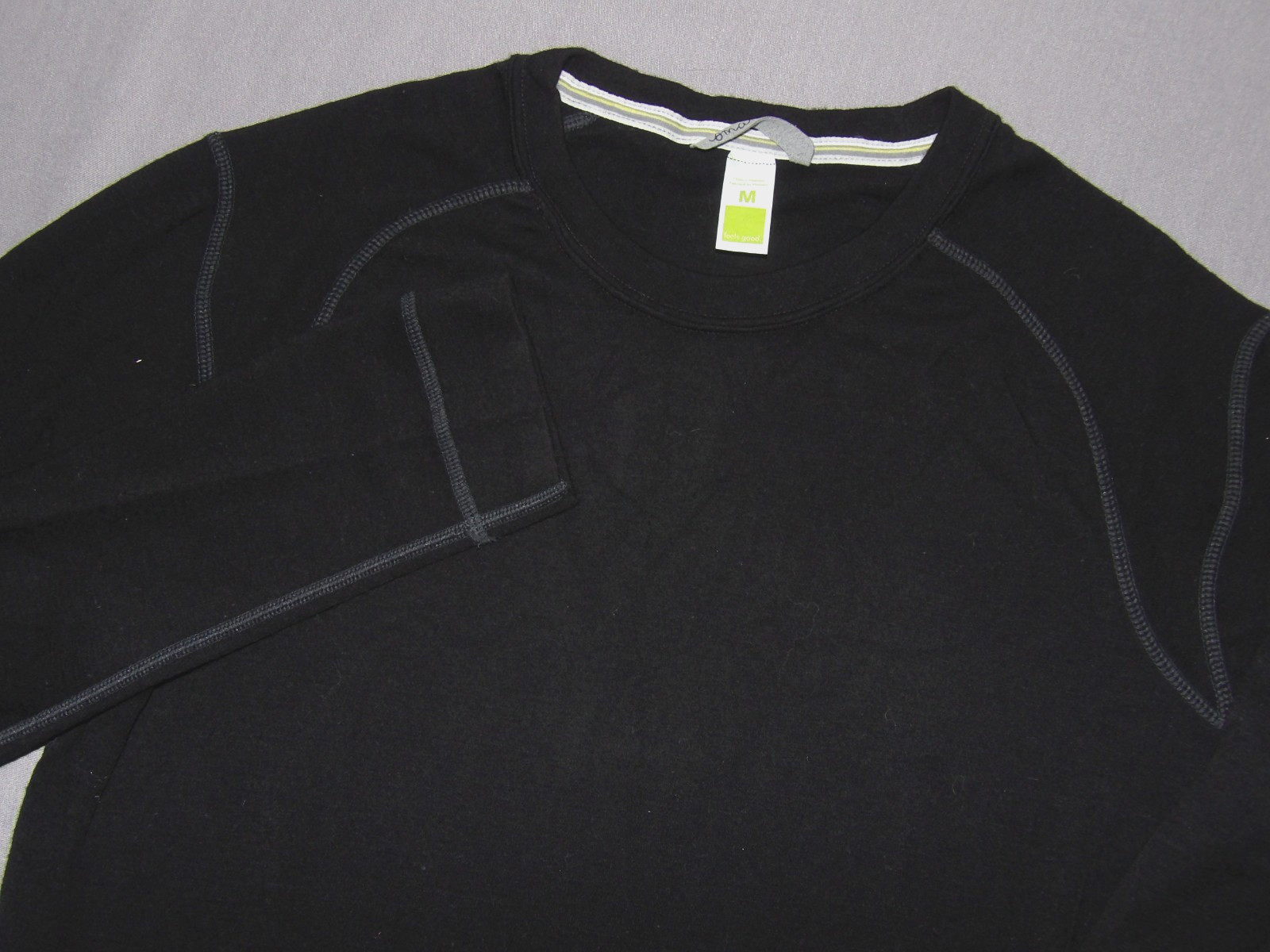 SmartWool 100% Merino Wool Light Weight Knit Black Sweater Men\'s Medium