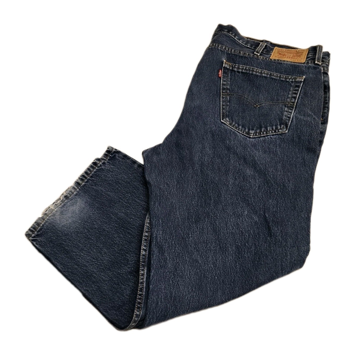Levi\'s 550 Relaxed Fit Tapered Leg Blue Denim Jeans Men\'s Size 44 x 30