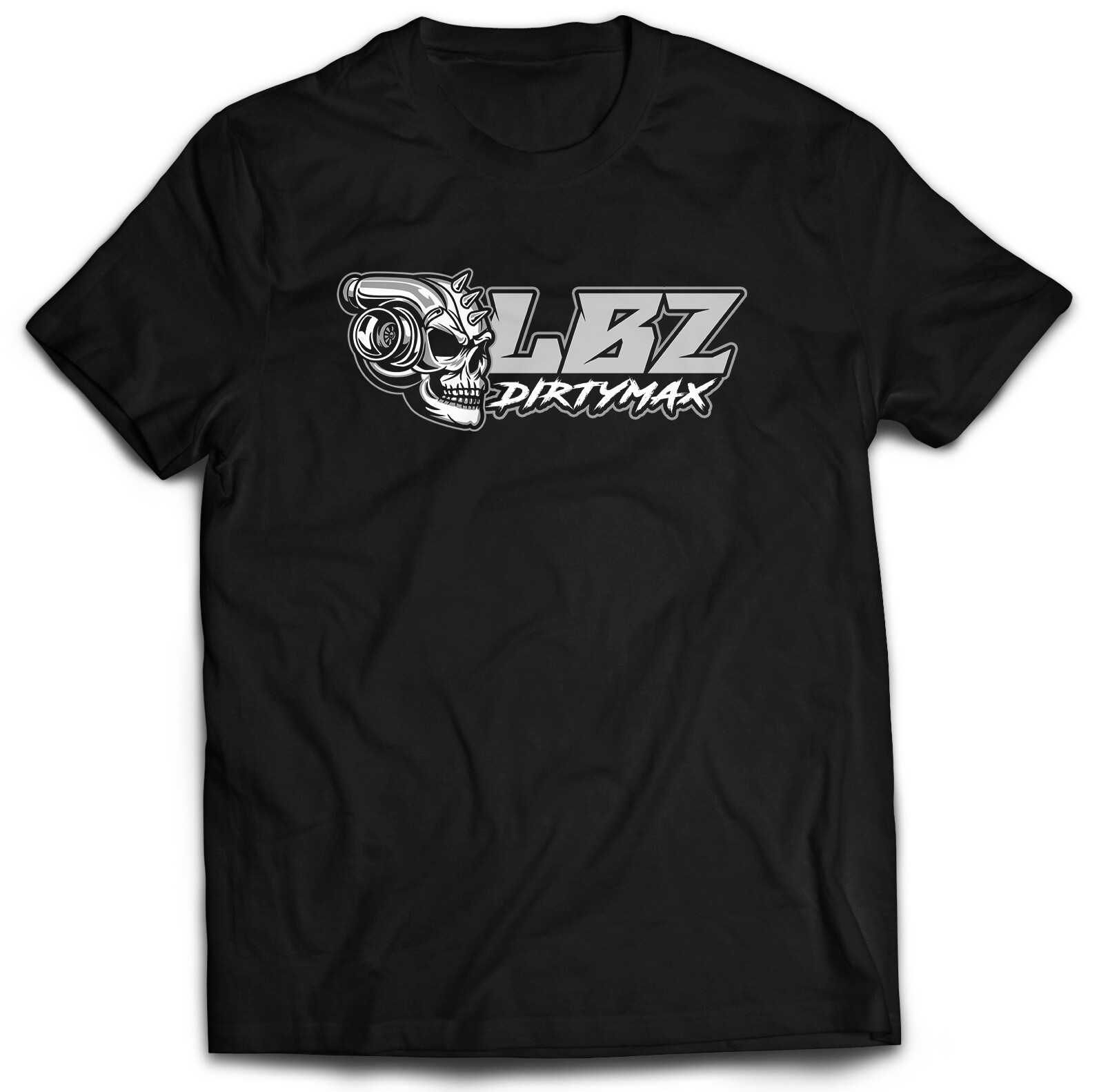 LBZ DIRTYMAX TURBO SKULL T-SHIRT DURAMAX 6.6 LLY
