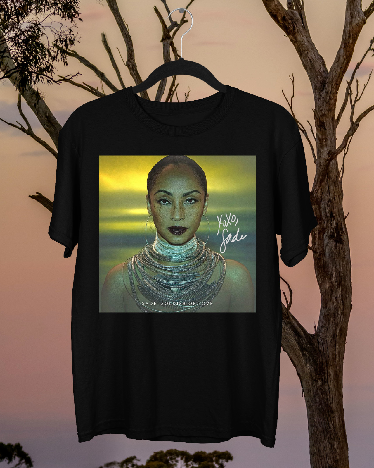 Sade Soldier Of Love Short Sleeve Black All Size Unisex Tee Shirt BB80