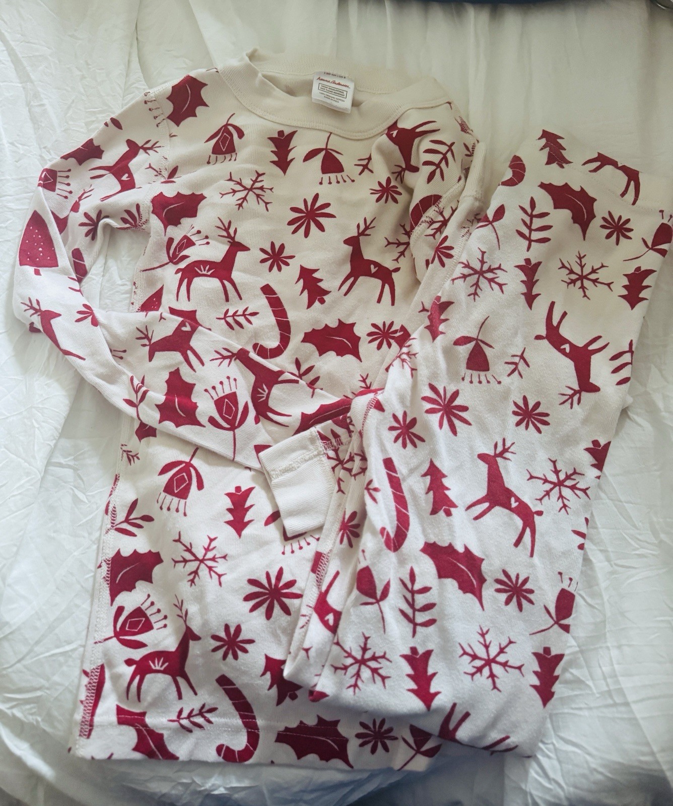 Hanna Andersson Christmas pajama Set / Size 8