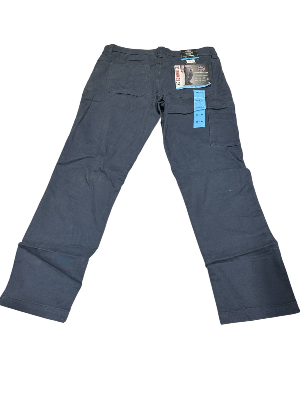 Weatherproof Men\'s Stretch Straight Fit Commuter Flex Waistband Pants W/ Pockets