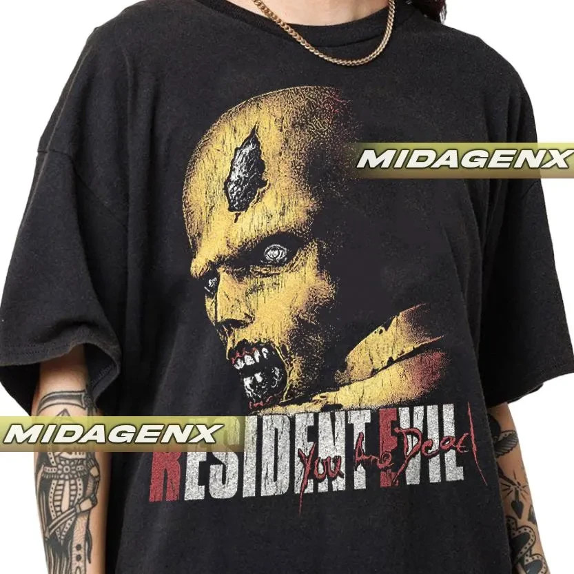 Rare Resident Evil 1996 Vintage T-shirt, Resident Evil the First Zombie NH24826