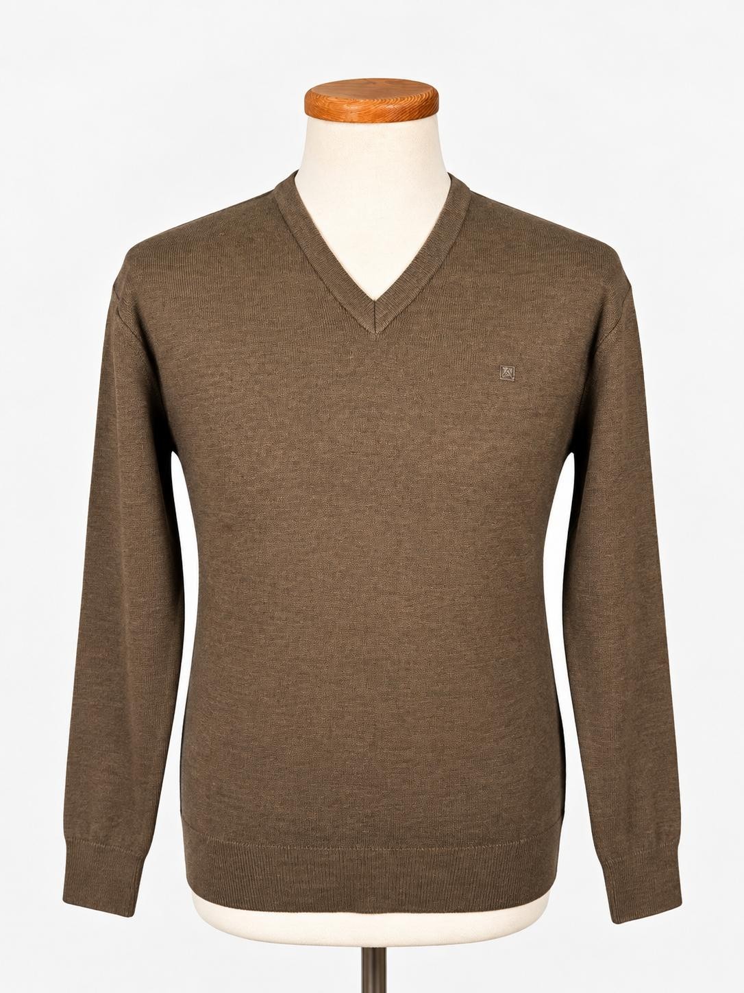 Men’s Classic V-Neck Knitted Pullover – Made in Portugal – Multiple Colours
