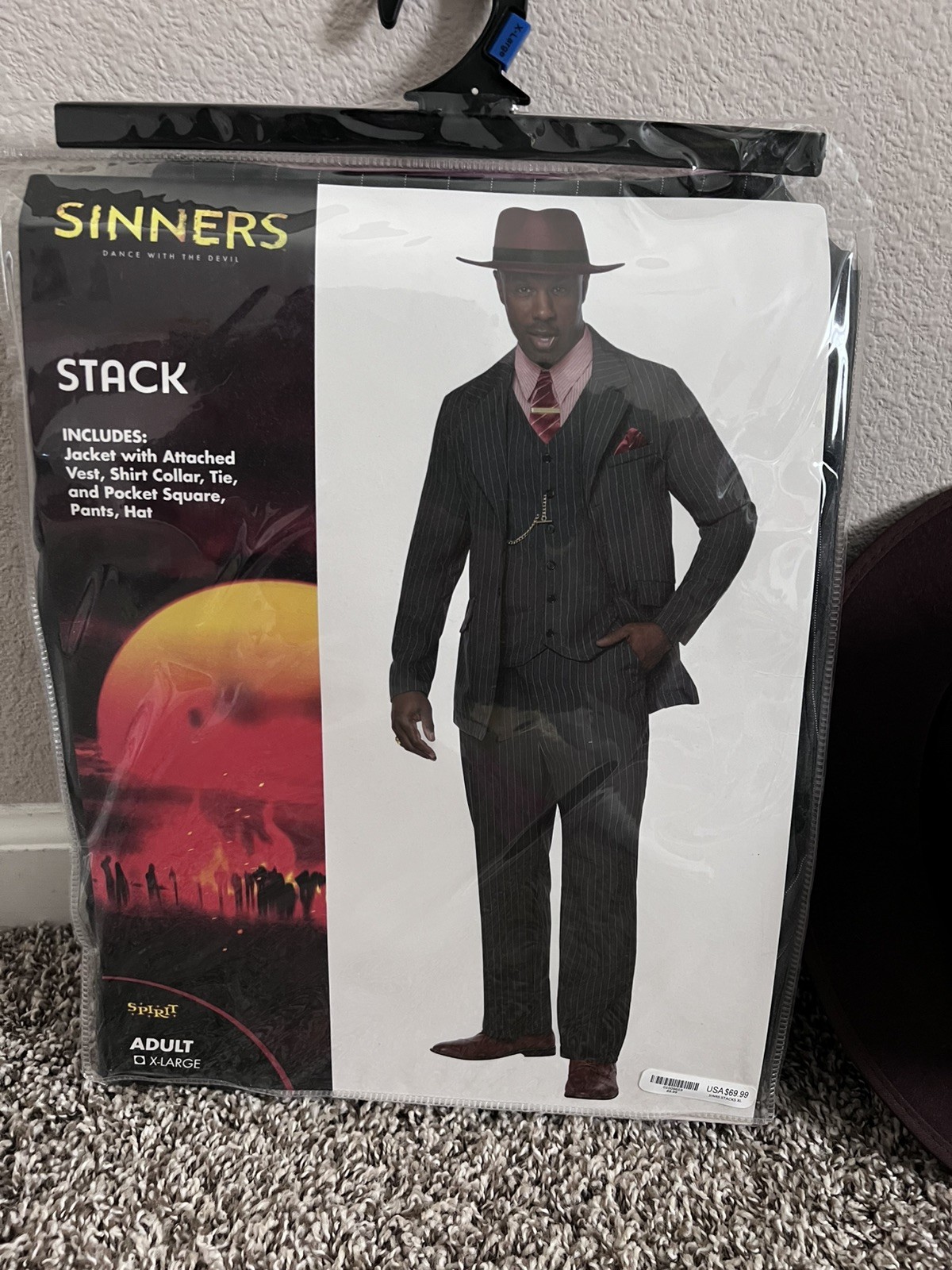 Spirit Halloween Sinners Adult Stack Suit Costume - XL