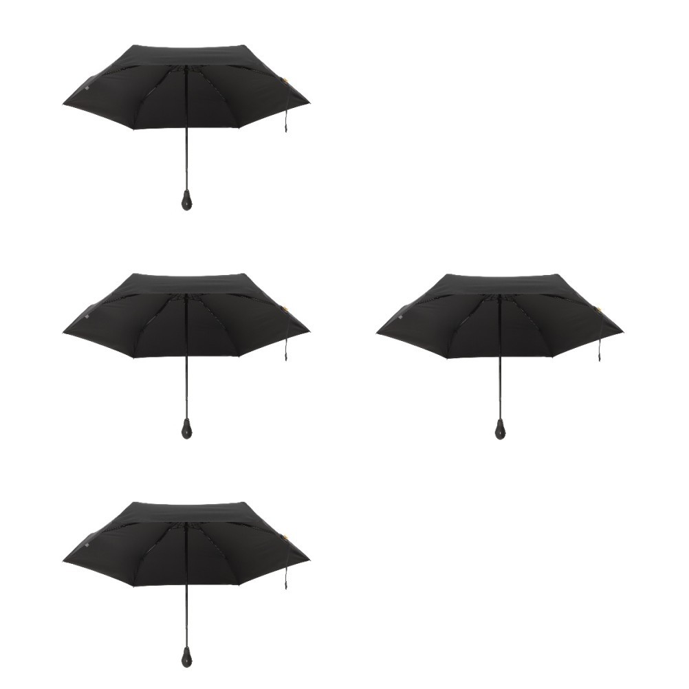 Set of 4 Rain Sun Umbrella Travel Folding Mini Sunshade Portable