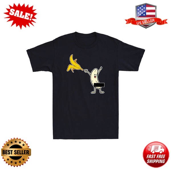 Banana Censor Funny Banana Striptease Cartoon Meme Gift Novelty Men\'s T-Shirt