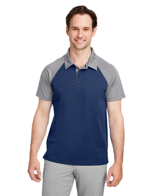 Team 365 TT21C Men\'s Moisture Wicking Command Snag-Protection Colorblock Polo