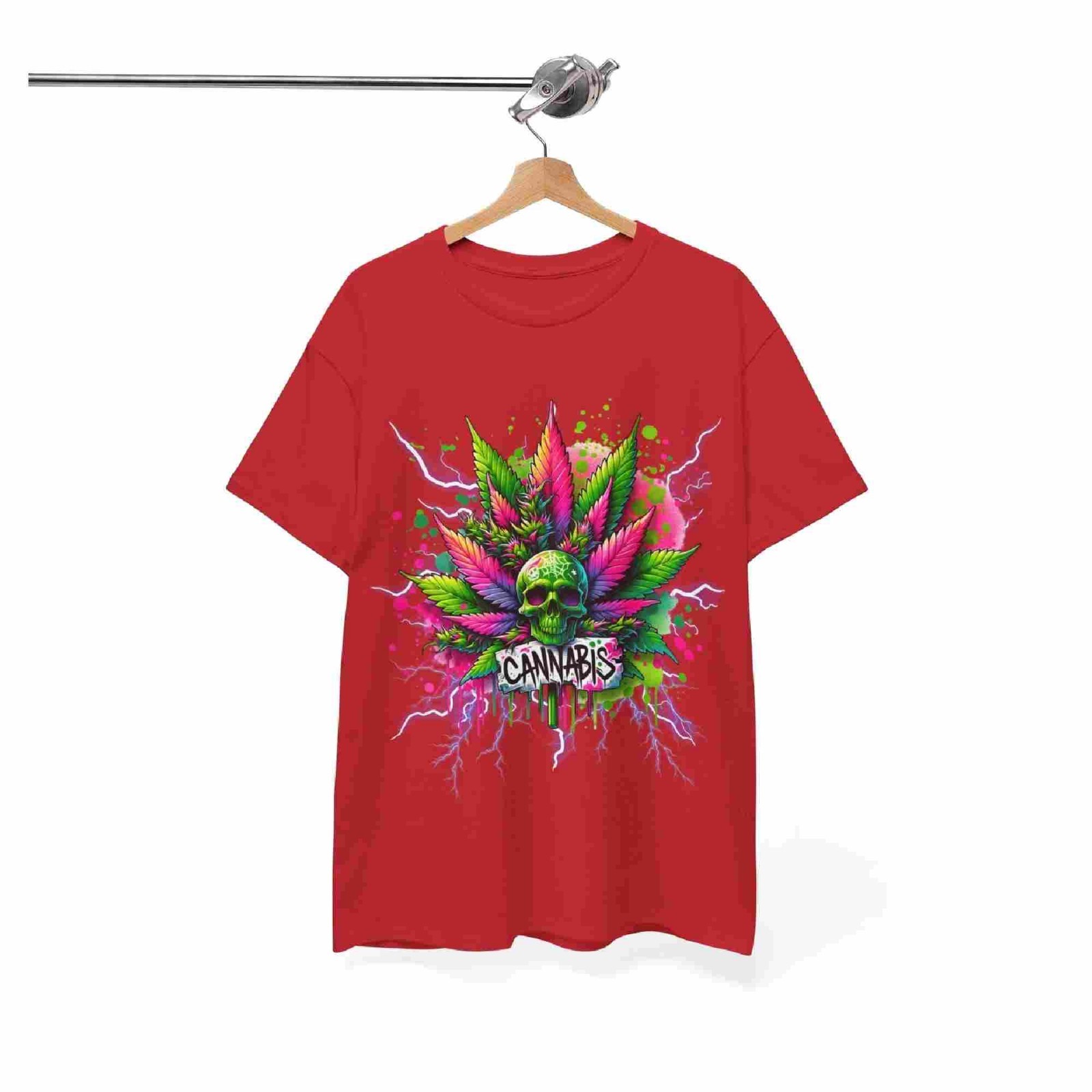 Marijuana Cannabis Weed Skull 420 T-shirt FREESHIPS
