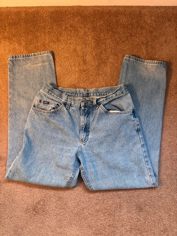 Vintage 90s Lee High Waisted Mom Jeans - Women\'s 10M (Measured 28x28)