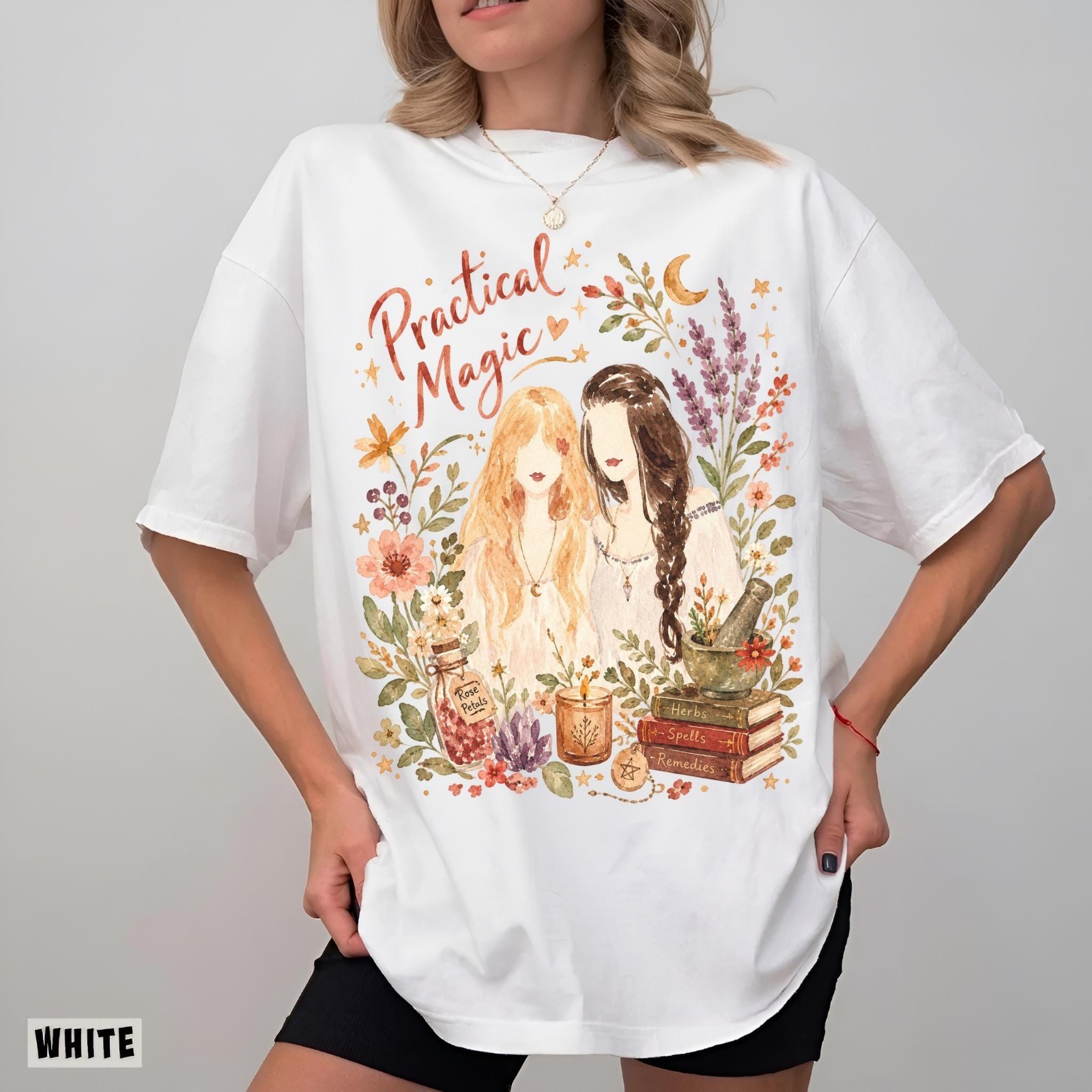 Practical Magic Watercolor Shirt, Owens Sisters Tee, Sally Gillian FREESHIPING