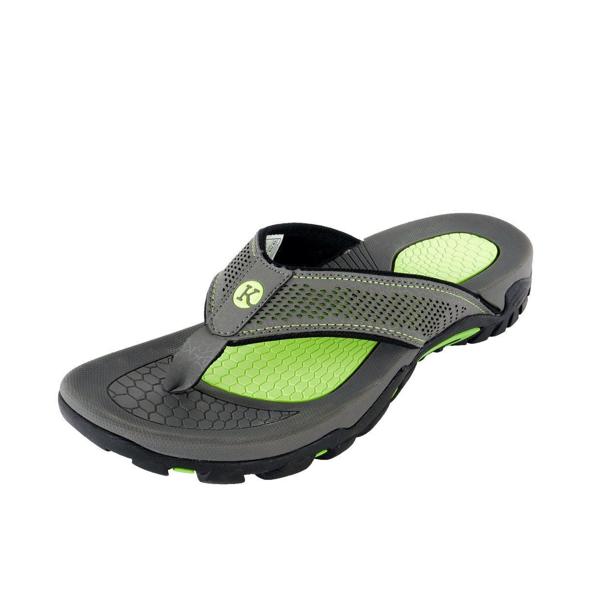 Men\'s Kaiback Drifter Sandal - Outdoor Sport Flip Flop Tough Tread Arch Support