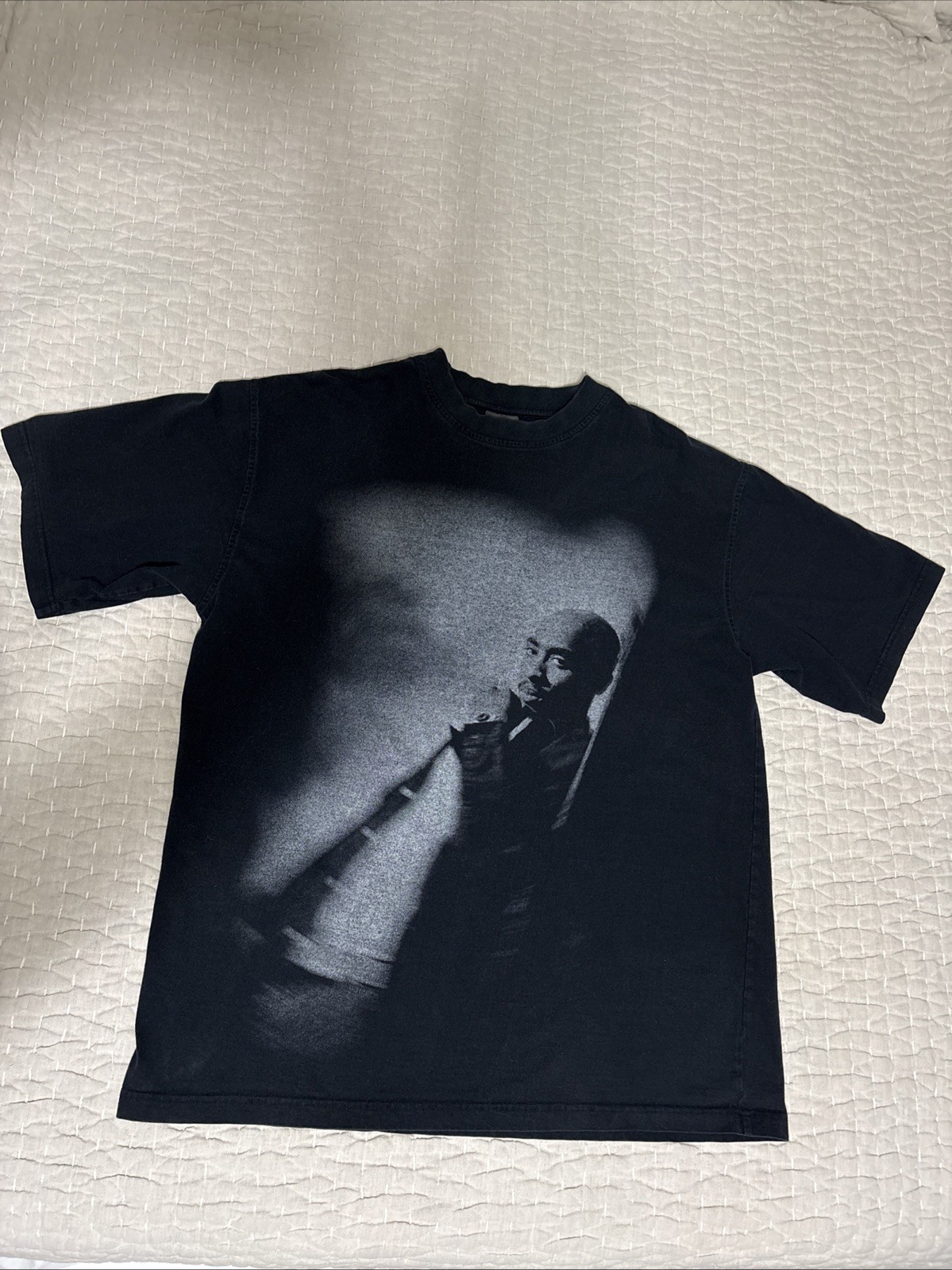 Vintage 2Pac Tupac Shakur Swagger Shirt XL Makaveli Branded Rap Tee Y2K Fade