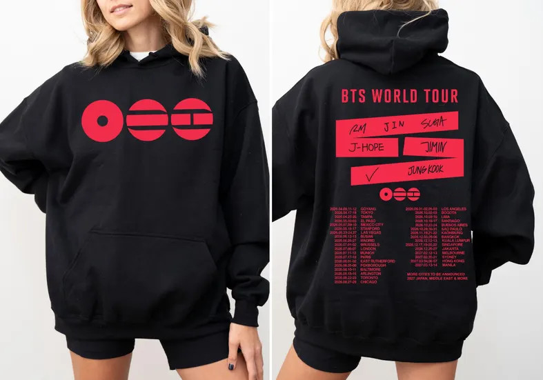 World Tour BTS 2026 Hoodie