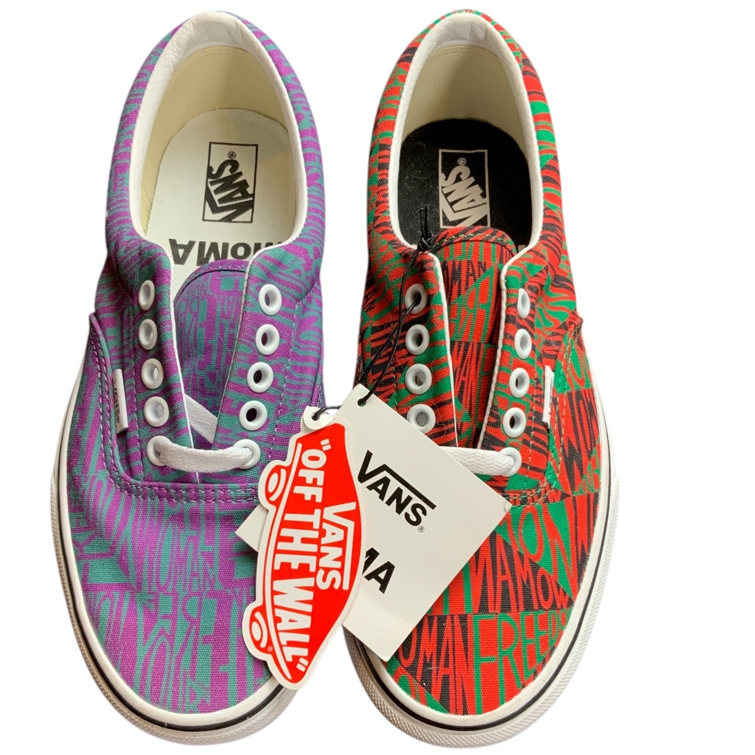 Vans x MoMA Faith Ringgold Era Women 8.5/M 7 NWT Woman Freedom Now Feminist Art