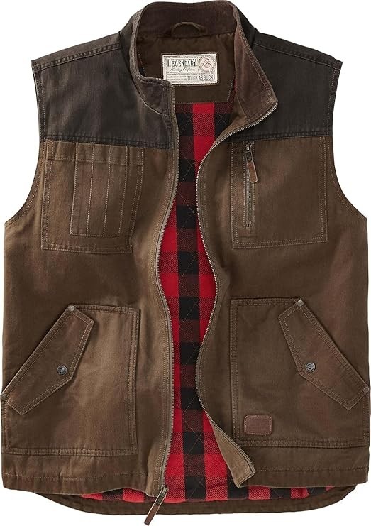 NWT Legendary Whitetails Hunting Outfitters Men\'s Tough As Buck Vest - 2XL