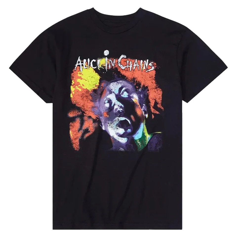 Grunge Heavy Metal Facelift Alice In Chains Cotton T Shirt S-5XL