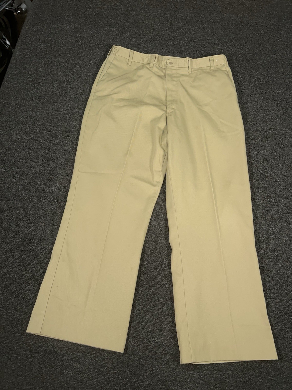 VTG JC Penneys Big Mac Pants Men 40x32 (Fits 36x29) Sanforized Khaki USA Made