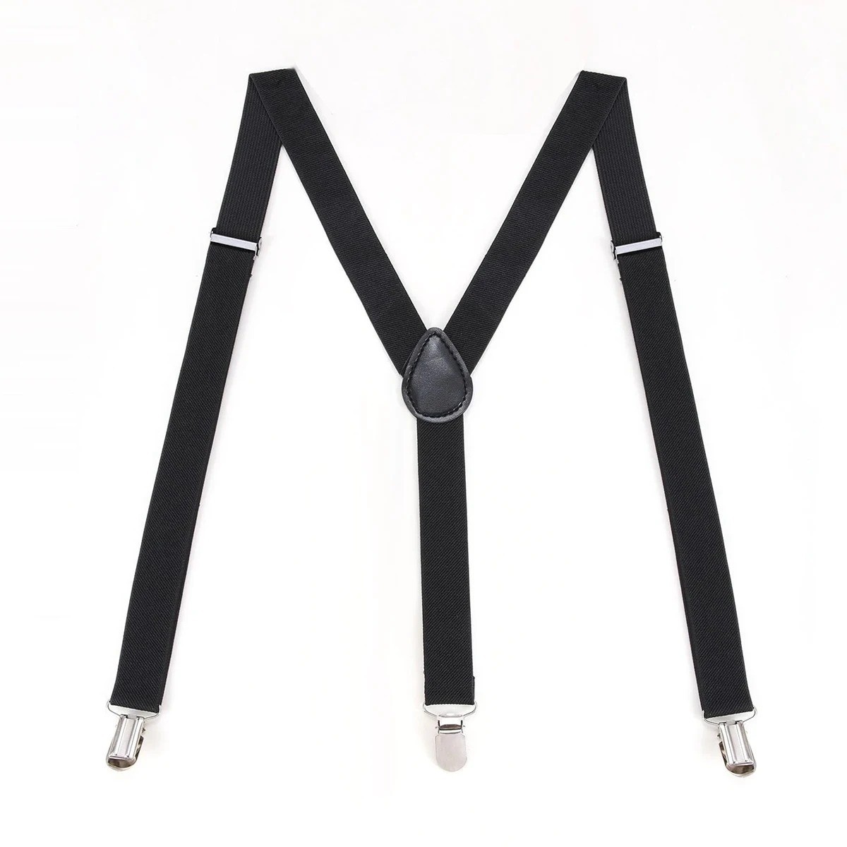 Mens Heavy Duty X Back Suspenders 1 Inch Wide with 3 Snap Hooks