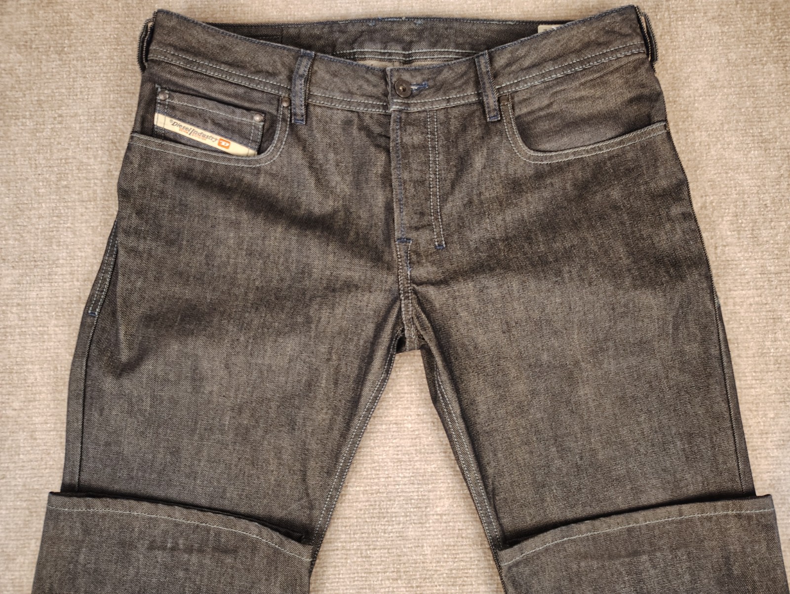 Men\'s DIESEL ZATINY Wash 0088Z W33 L32 Denim Jeans ITALY 