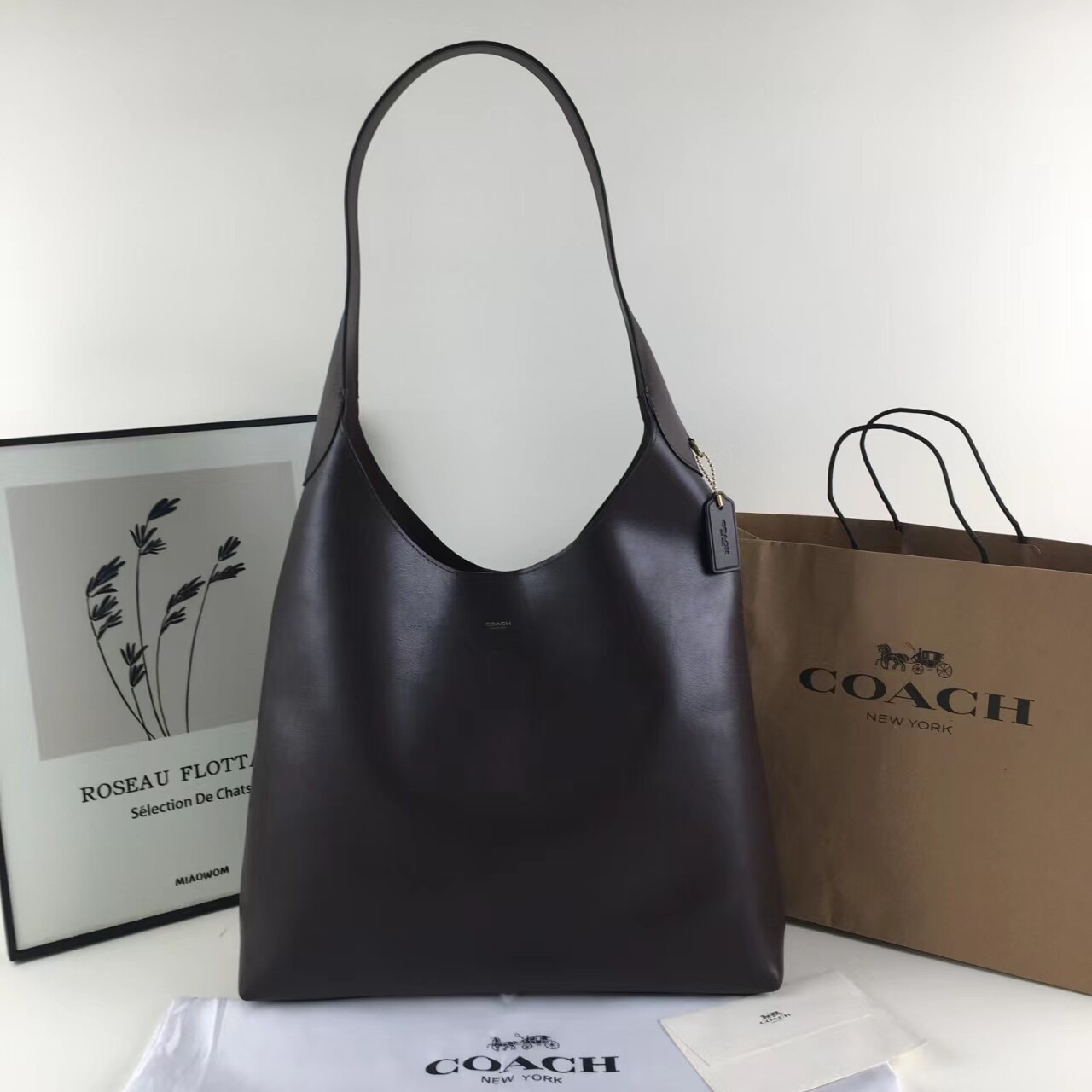 Coach Brooklyn Shoulder Bag 39 CU044 Brown