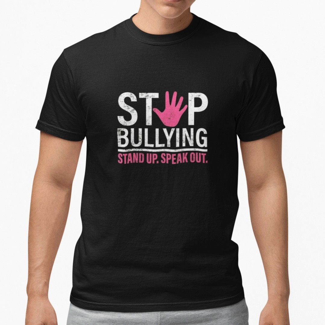 Stop Bullying Anti Bullying Awareness Shirt Stand Up Speak Out Tee S-5XL