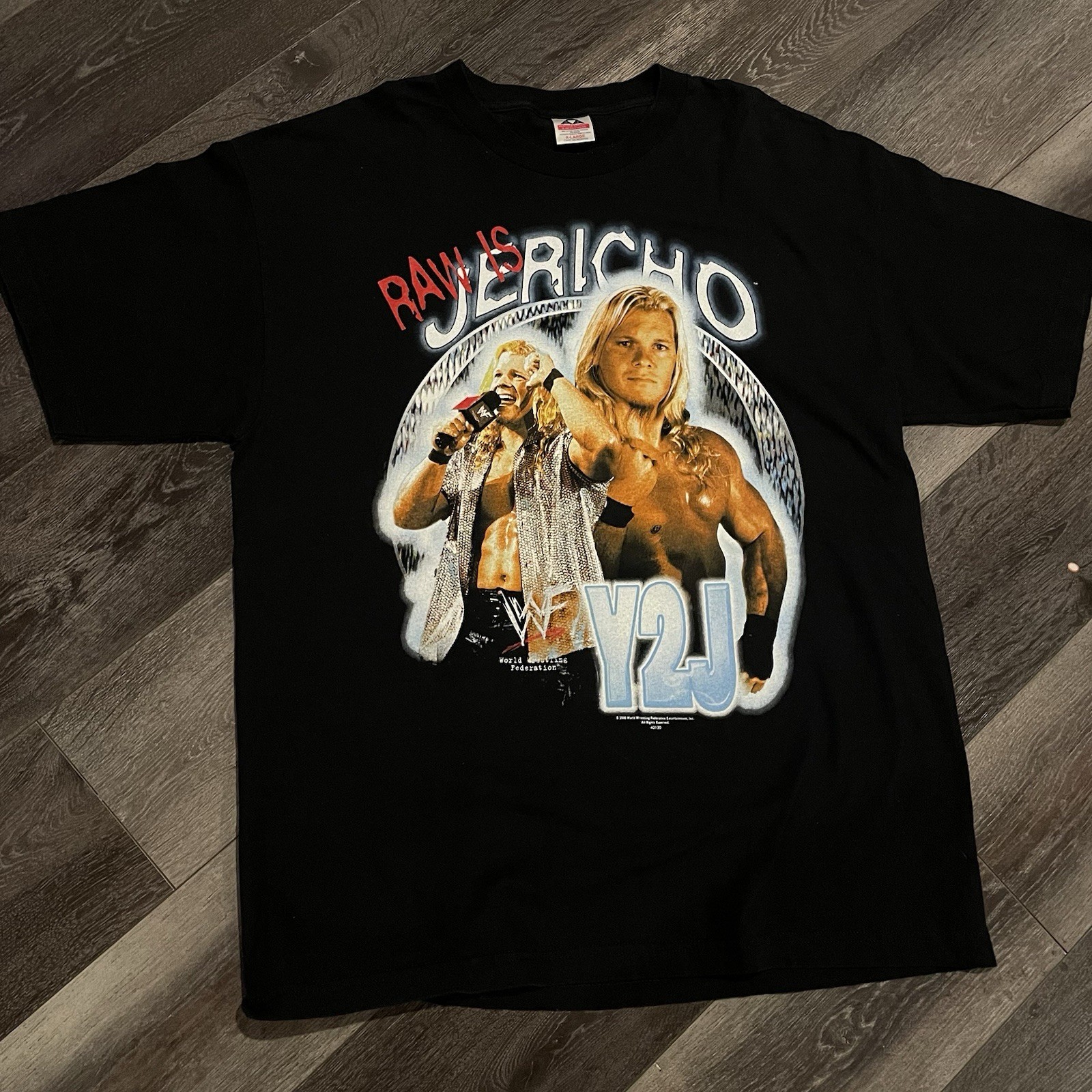 WWF RAW Is Jericho 2000 T Shirt Men\'s XL