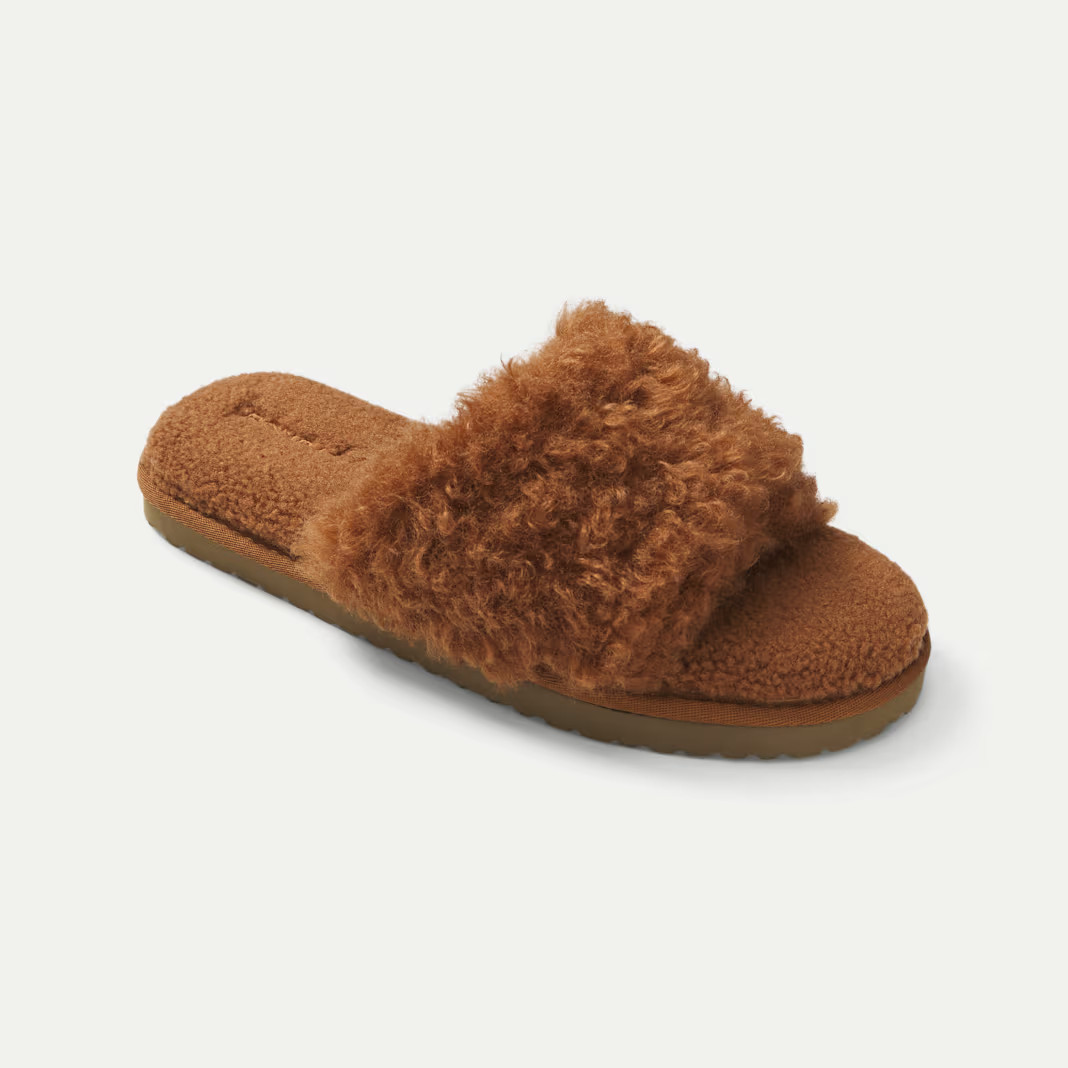 Brand New Women's Plush Sunday Slide-Dusted Cocoa-All size