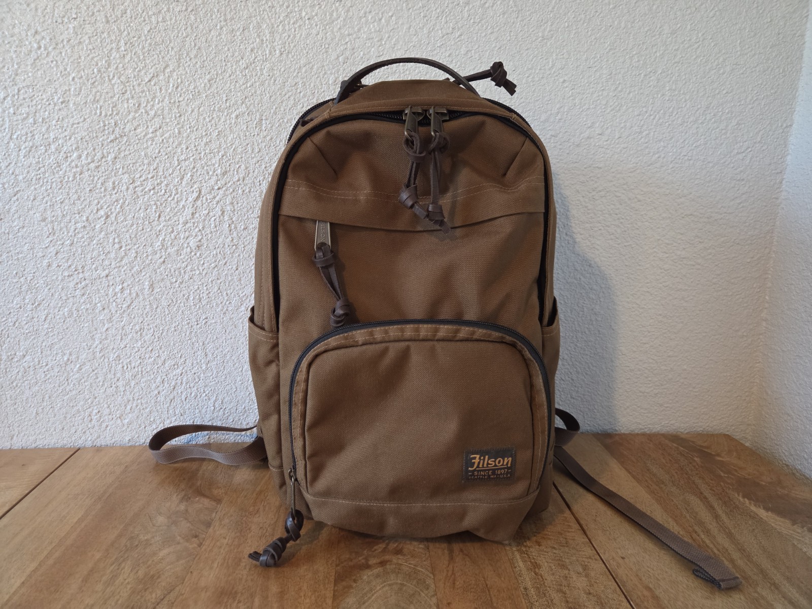 Filson Dryden Backpack | Whiskey | Bridle Leather Accents | MSRP $279