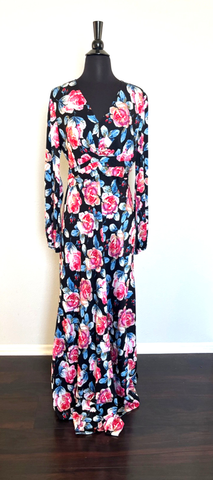 DVF Diane Von Furstenberg Monika Maxi Dress 8  Fortune Rose Wedding Guest Event