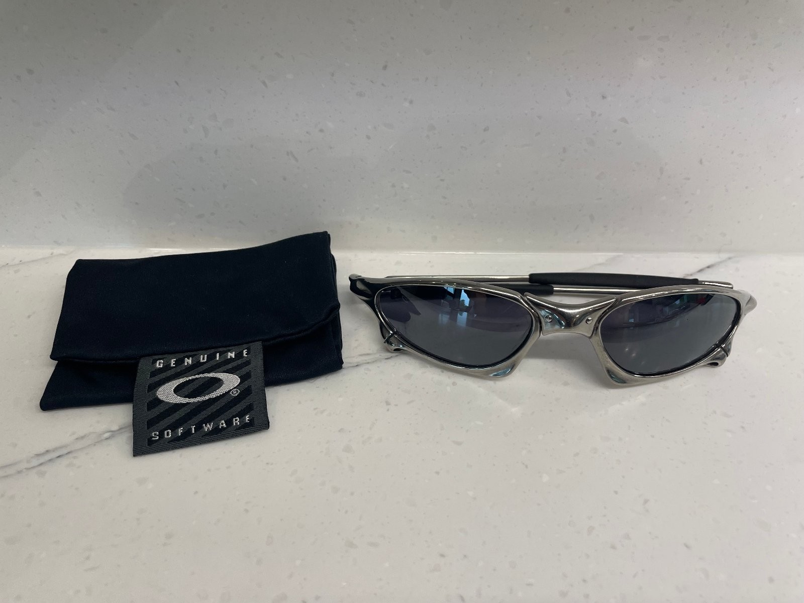 Oakley X-Metal Penny Polished Sunglasses - Black Iridium - VERY NICE