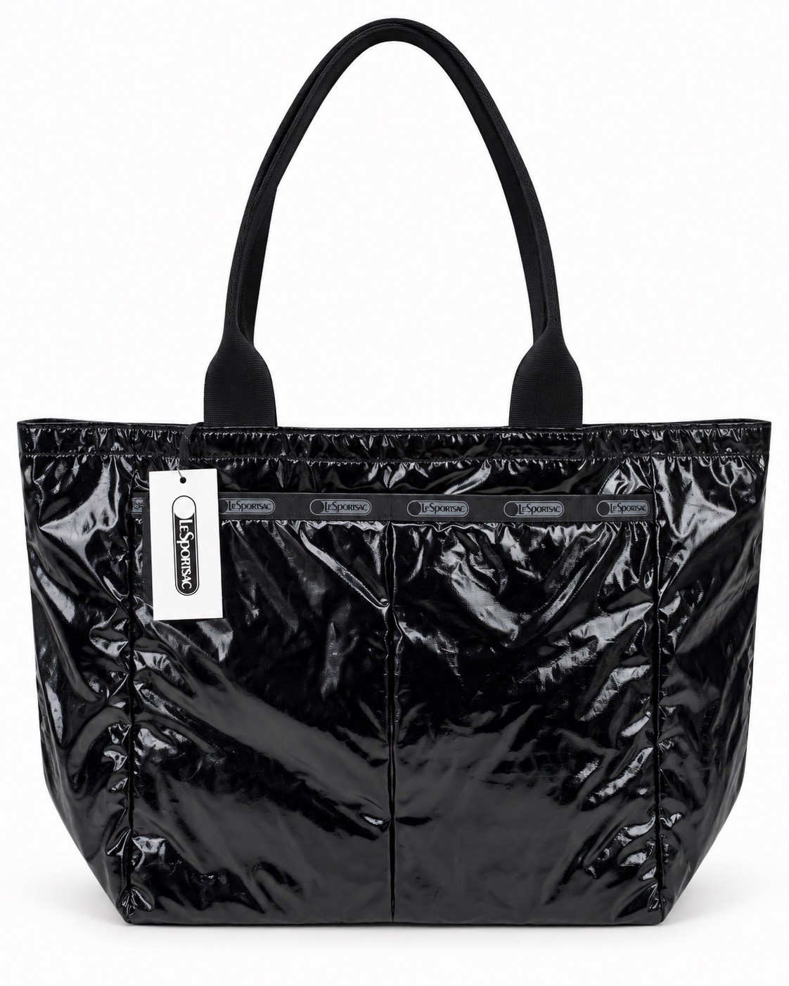 RARE LeSportsac Vintage Every Girl Tote Black Patent 7891 Y2K Deadstock NEW