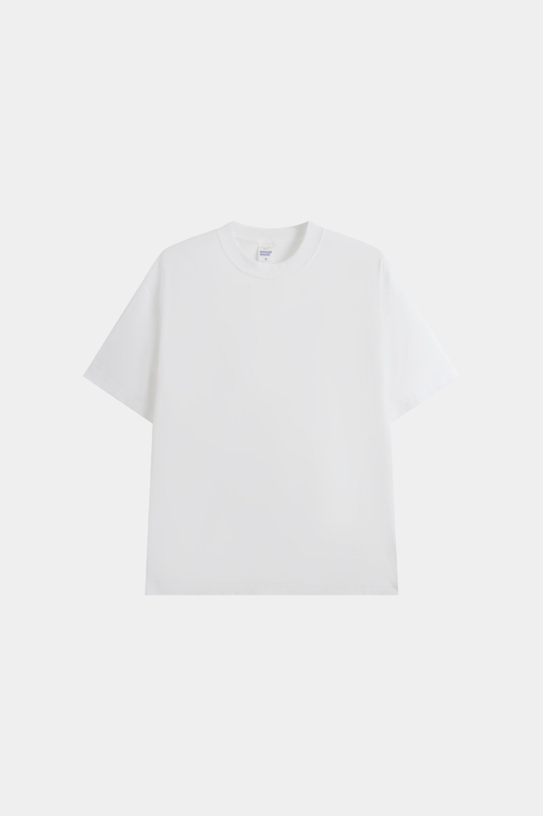 Men\'s White Drop Shoulder T-Shirt Plain Blank