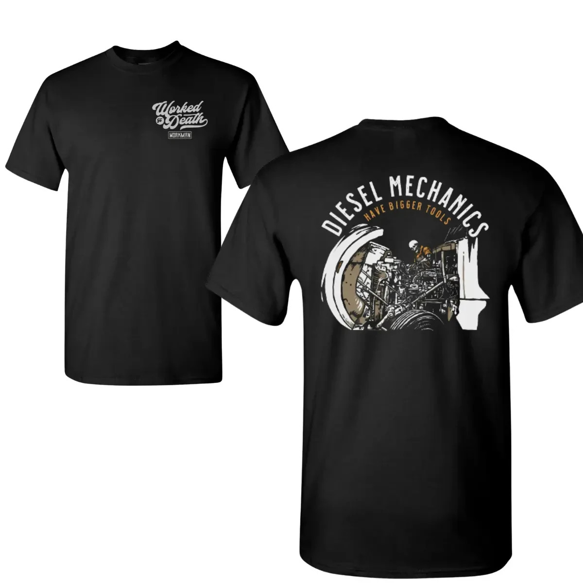 Diesel Mechanics Have Bigger Tools T-Shirt, Funny Heavy Equipment Graphic