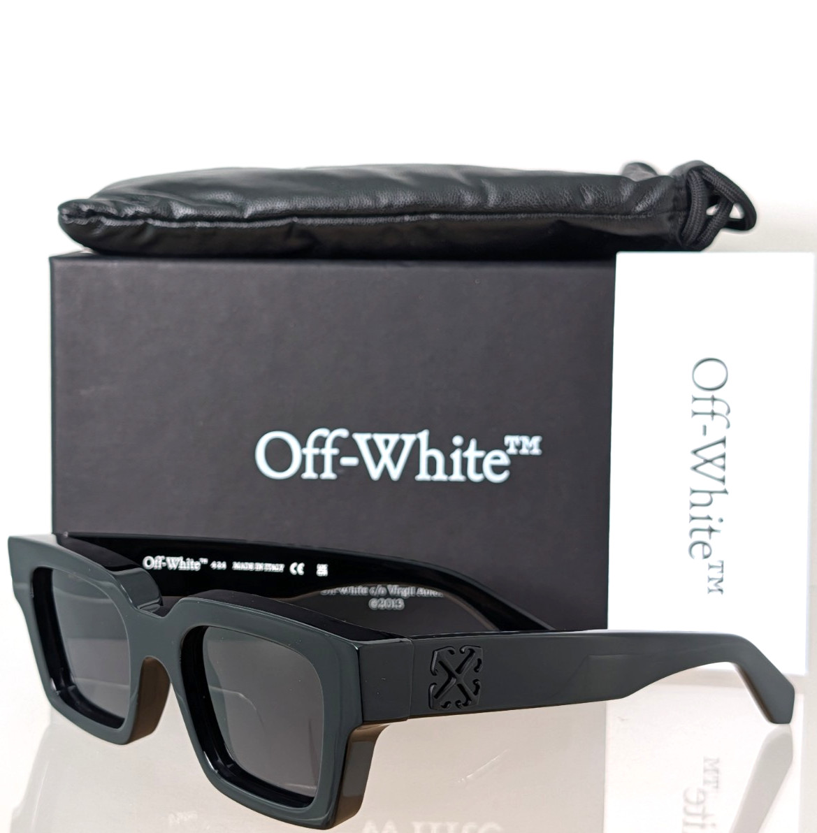 NEW Authentic OFF WHITE Sunglasses VIRGIL OERI126-M Frame 1307 50mm