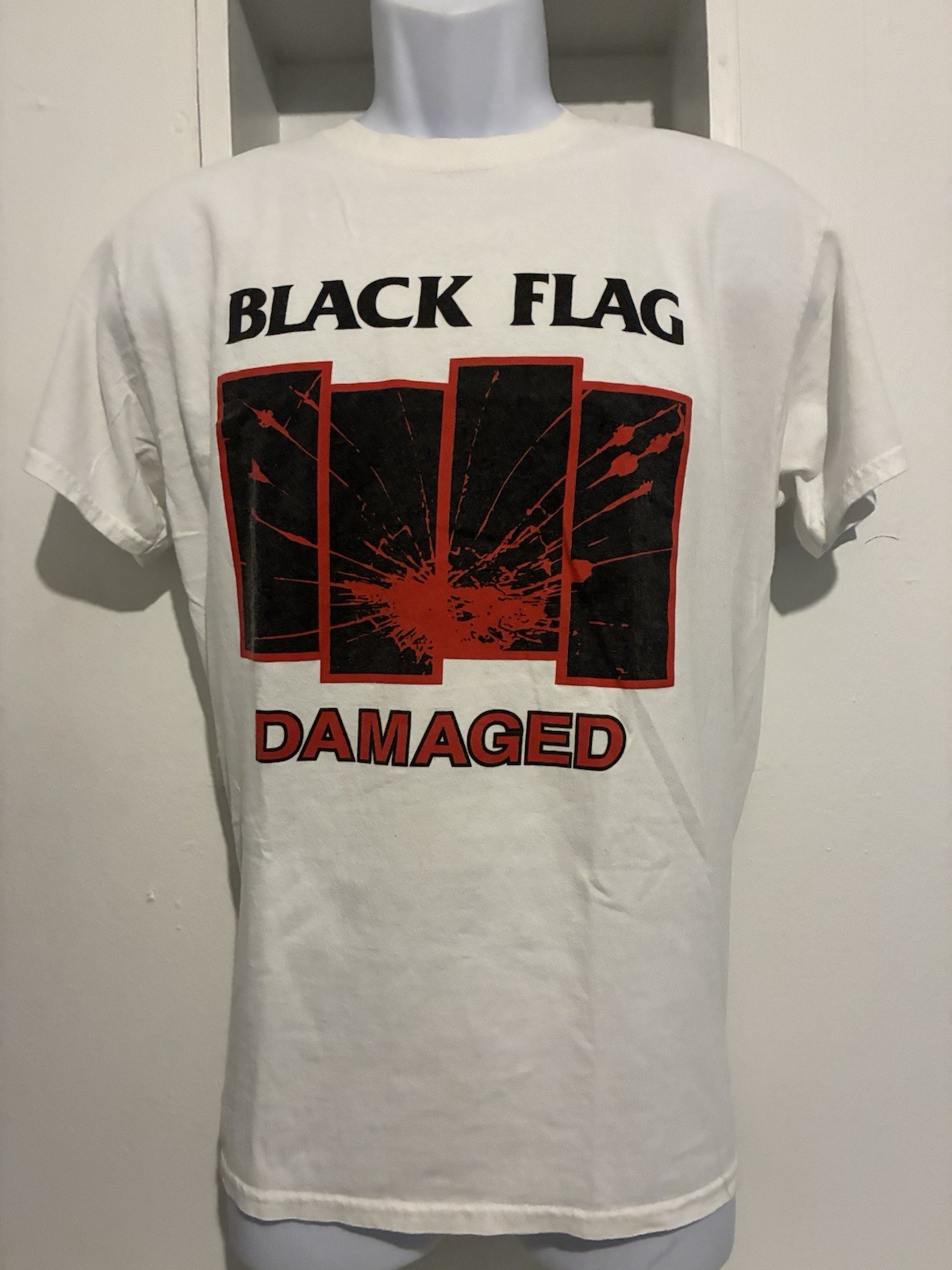 Black Flag punk band shirt from the SST \