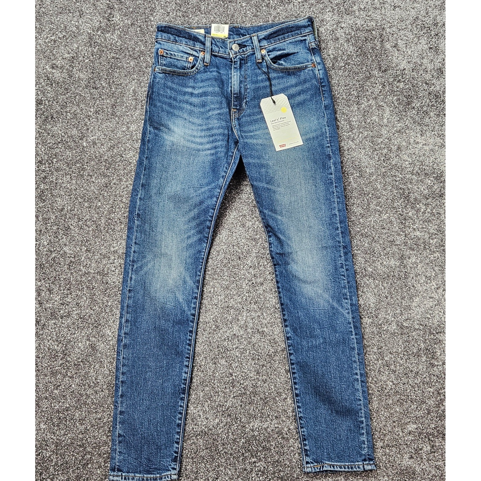 NWT Levi\'s 512 Premium Men\'s Jeans Fits 29x30 Tag 29x32 Slim Taper Stretch Denim