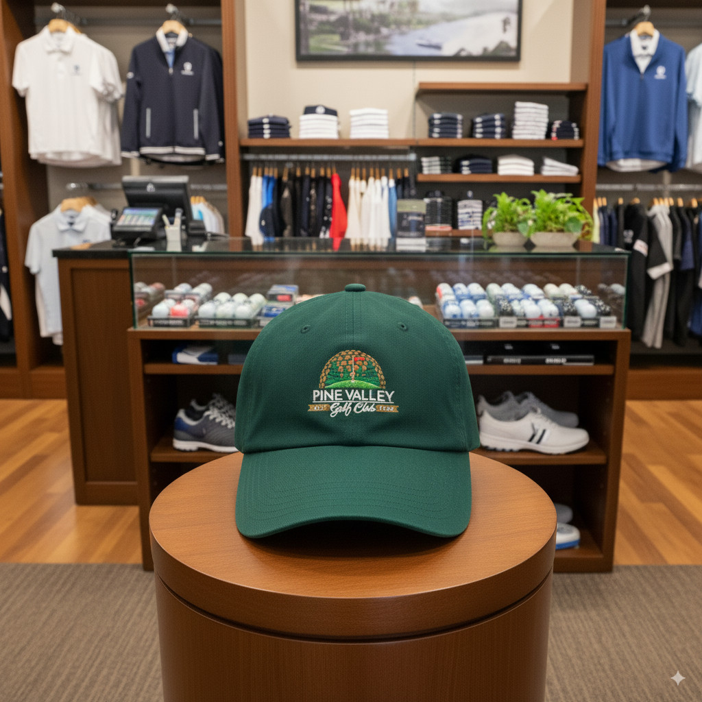 Vintage Pine Valley Golf Club Hat, Rare Limited Edition Golf Hat 1962