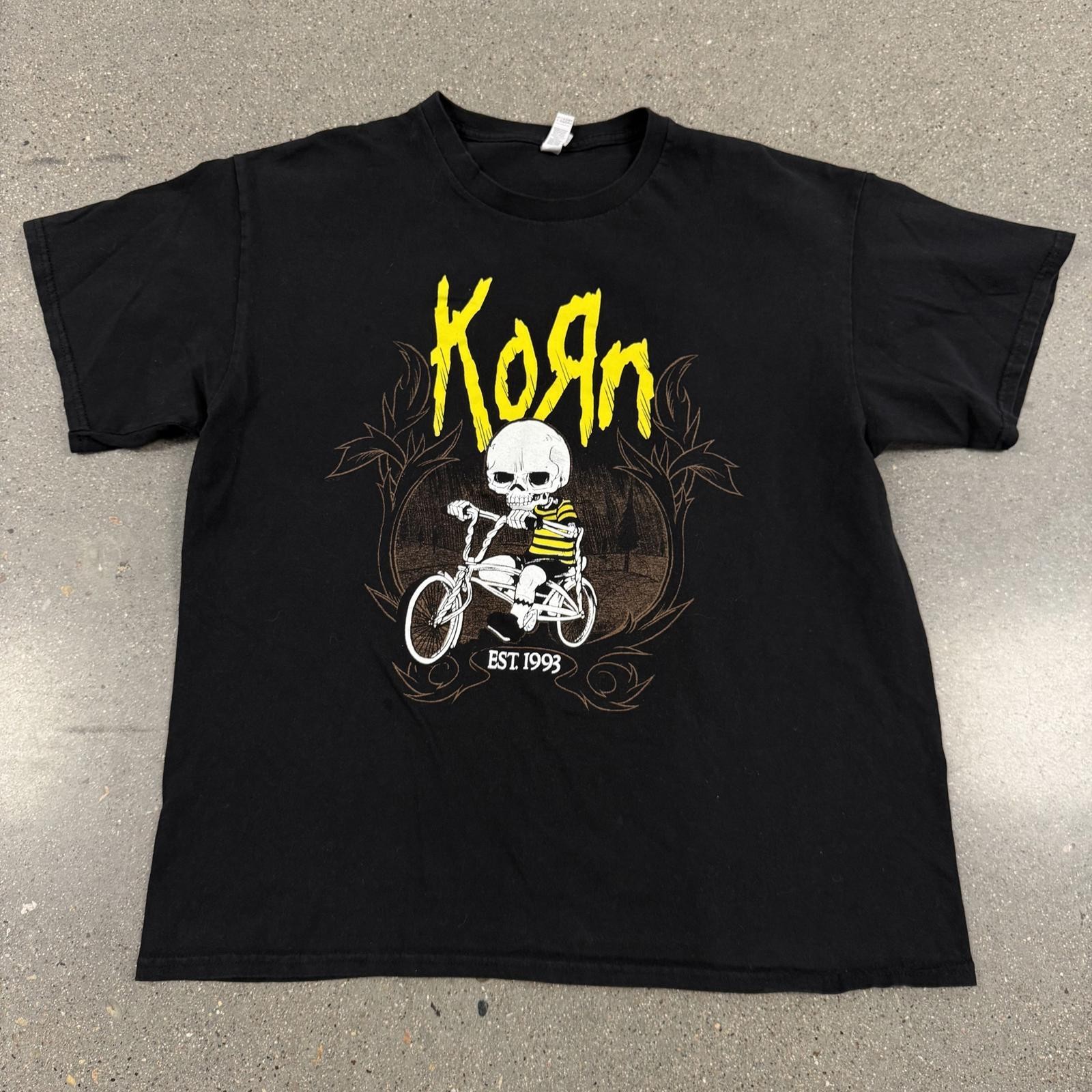 Vintage DS Korn Skeleton Est 1993 T-Shirt Allstyle Tag XL