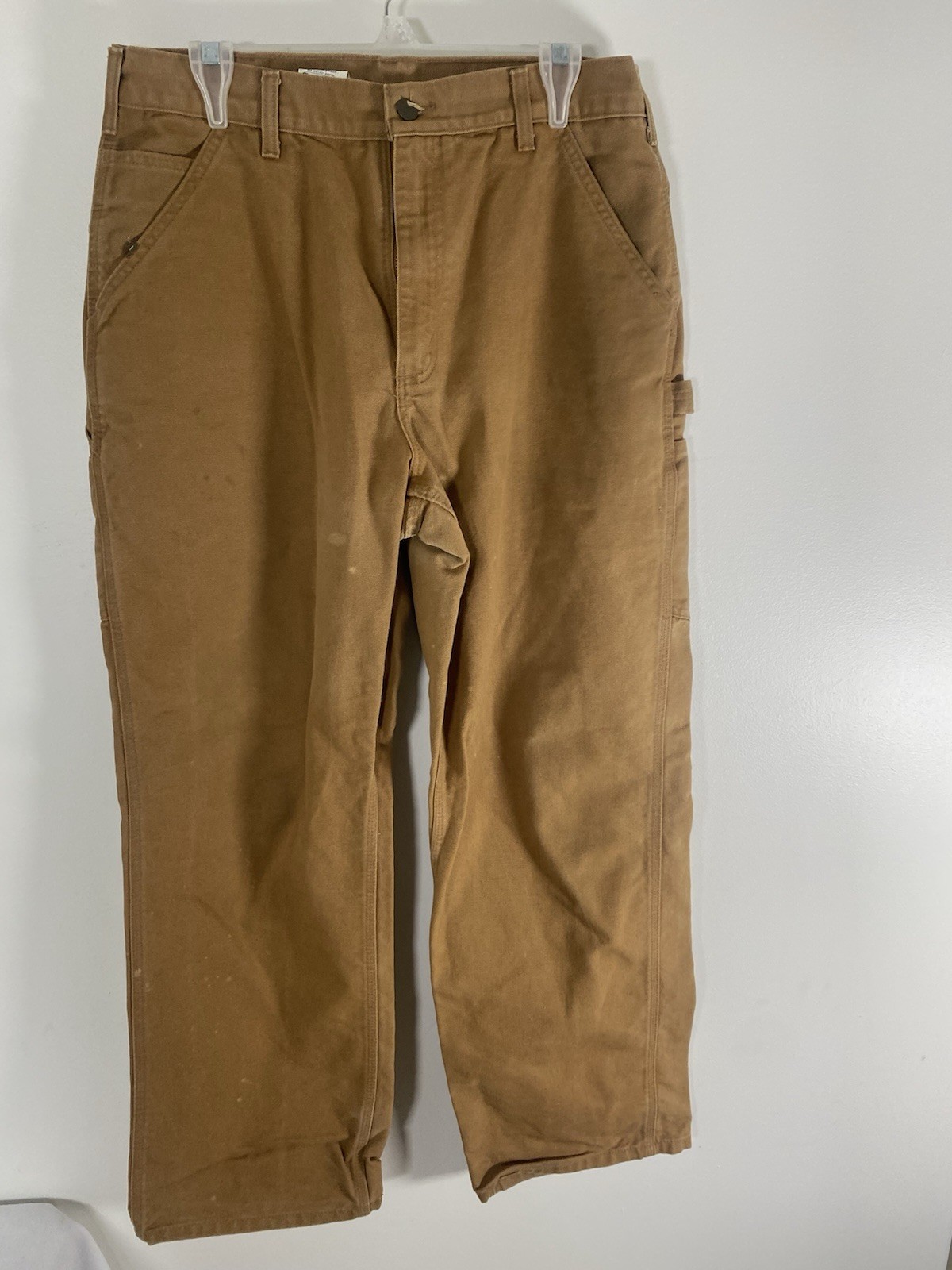 Vintage Carhartt Pants Size 34 X 32 B11-DKB Faded Stained Distressed SEE PICS