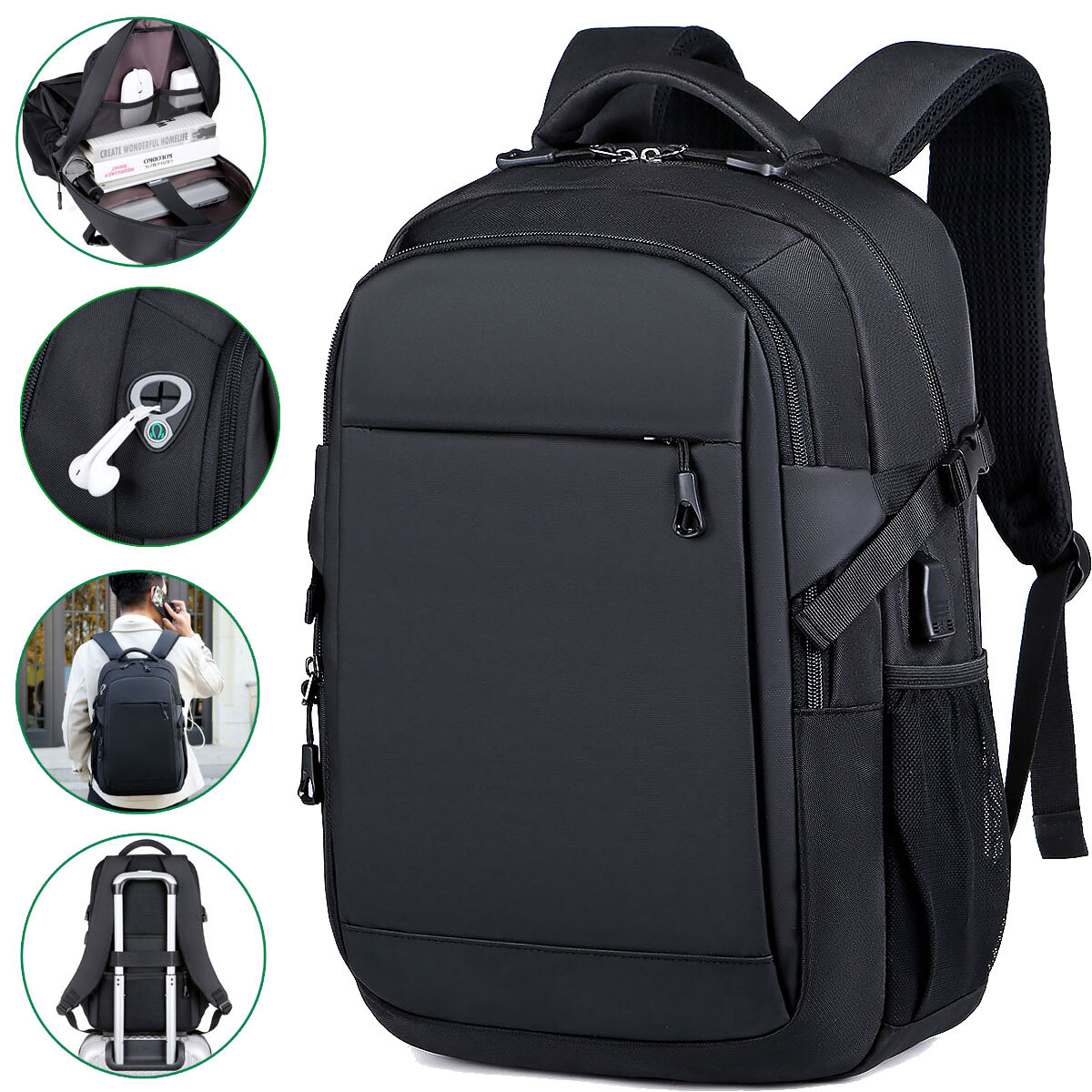 Travel Backpack Rucksack Camping Laptop Hiking School Book Bag Men Women