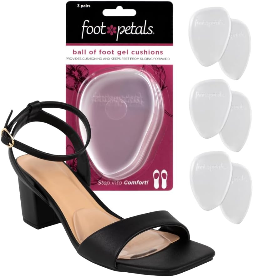 Foot Petals Ball of Foot Cushions, Metatarsal Pad, Lasting Comfort Relief, Preve