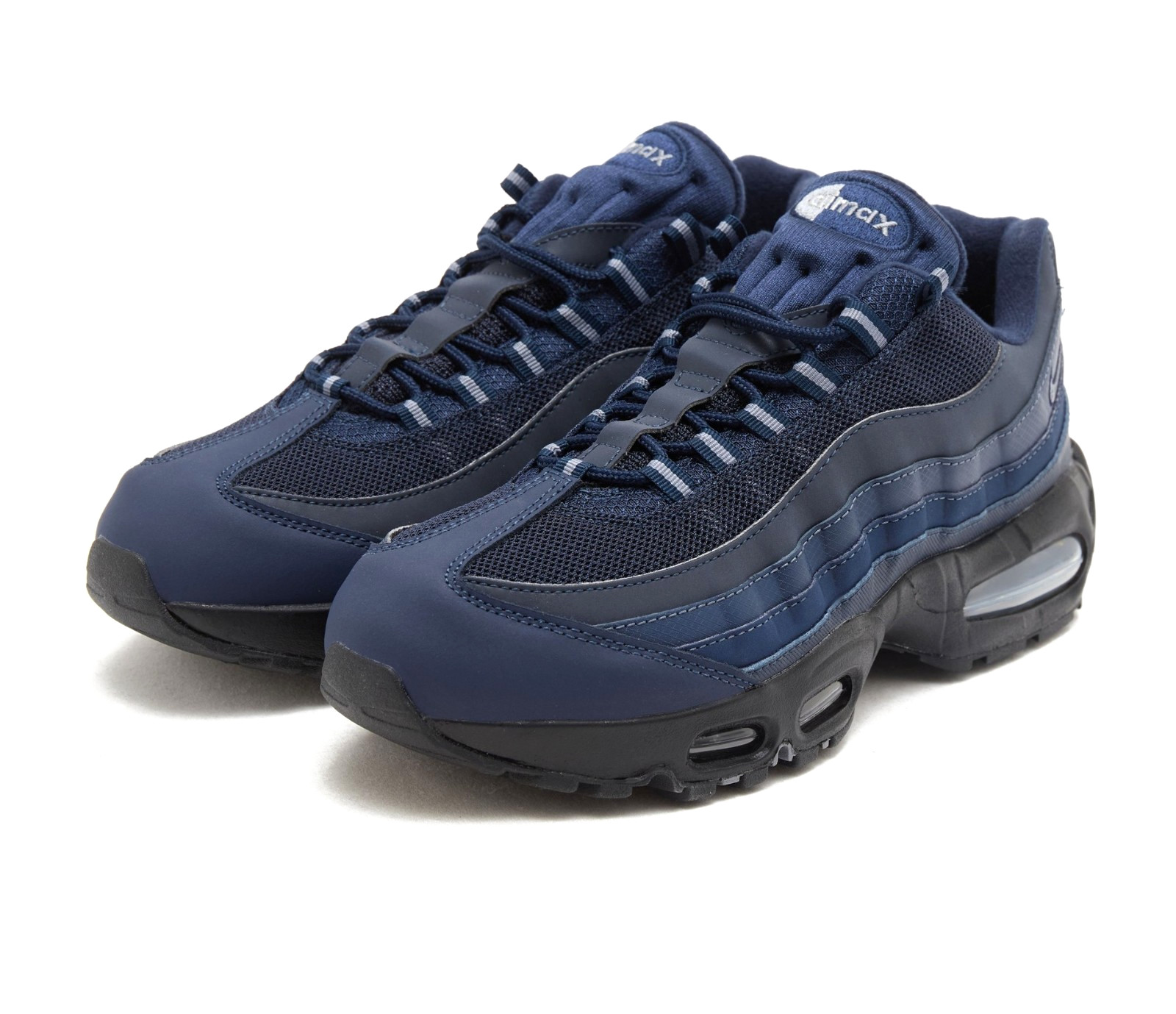 Nike Air Max 95 Thunder Blue Reflective Sneakers Trainers Cool Grey Swoosh Shoes
