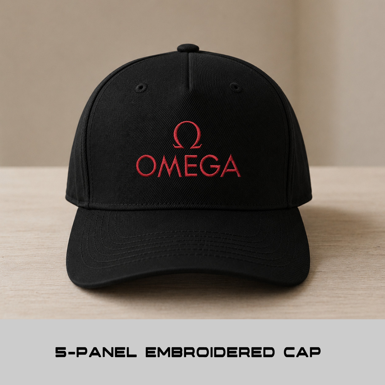 Omega Embroidered Baseball Cap Adjustable Unisex